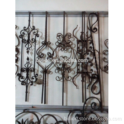 wrought iron stair balusters